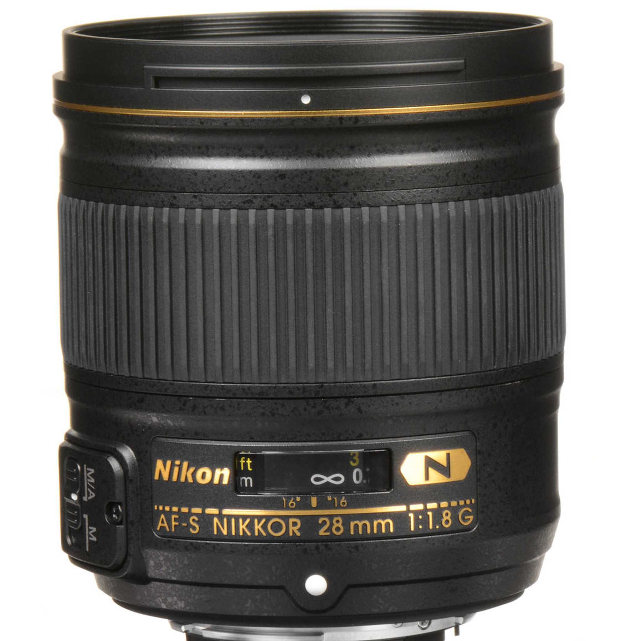 Nikon AF-S 28mm f/1.8G Wide-Angle Prime Lens 2203 Intl Model Bundle - Reconditioned Nikon