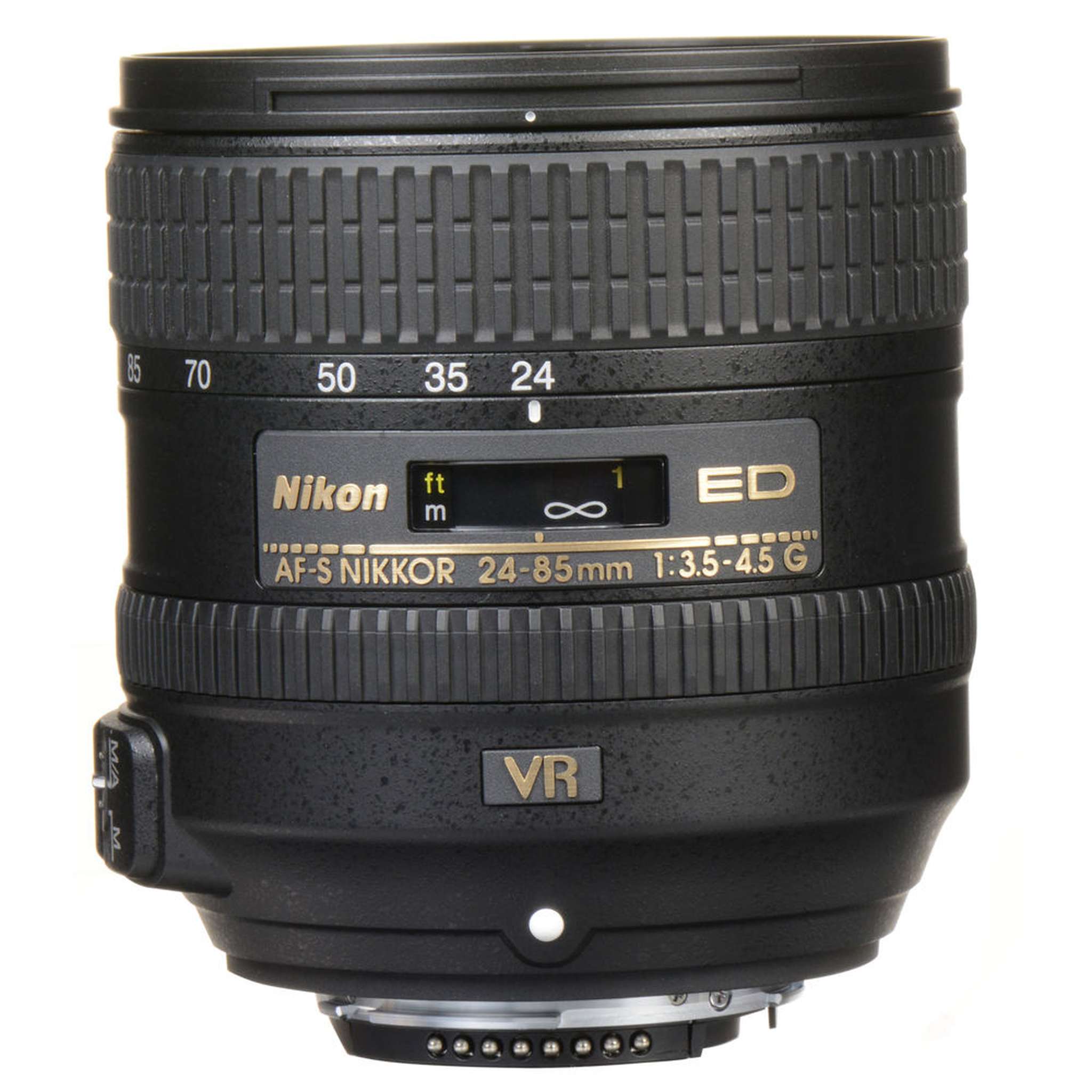 Nikon AF-S NIKKOR 24-85mm f/3.5-4.5G ED VR Lens 2204 + Filter Kit + Cap Keeper - Bundle - Reconditioned Nikon
