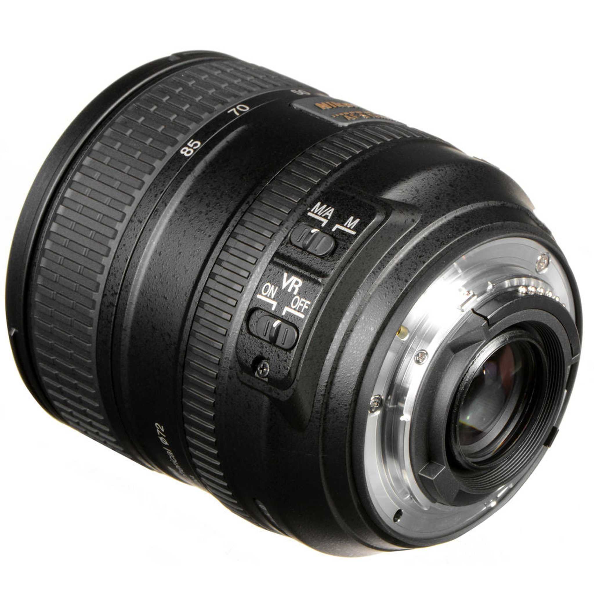 Nikon AF-S NIKKOR 24-85mm f/3.5-4.5G ED VR Lens 2204 + Filter Kit + Cap Keeper - Bundle - Reconditioned Nikon