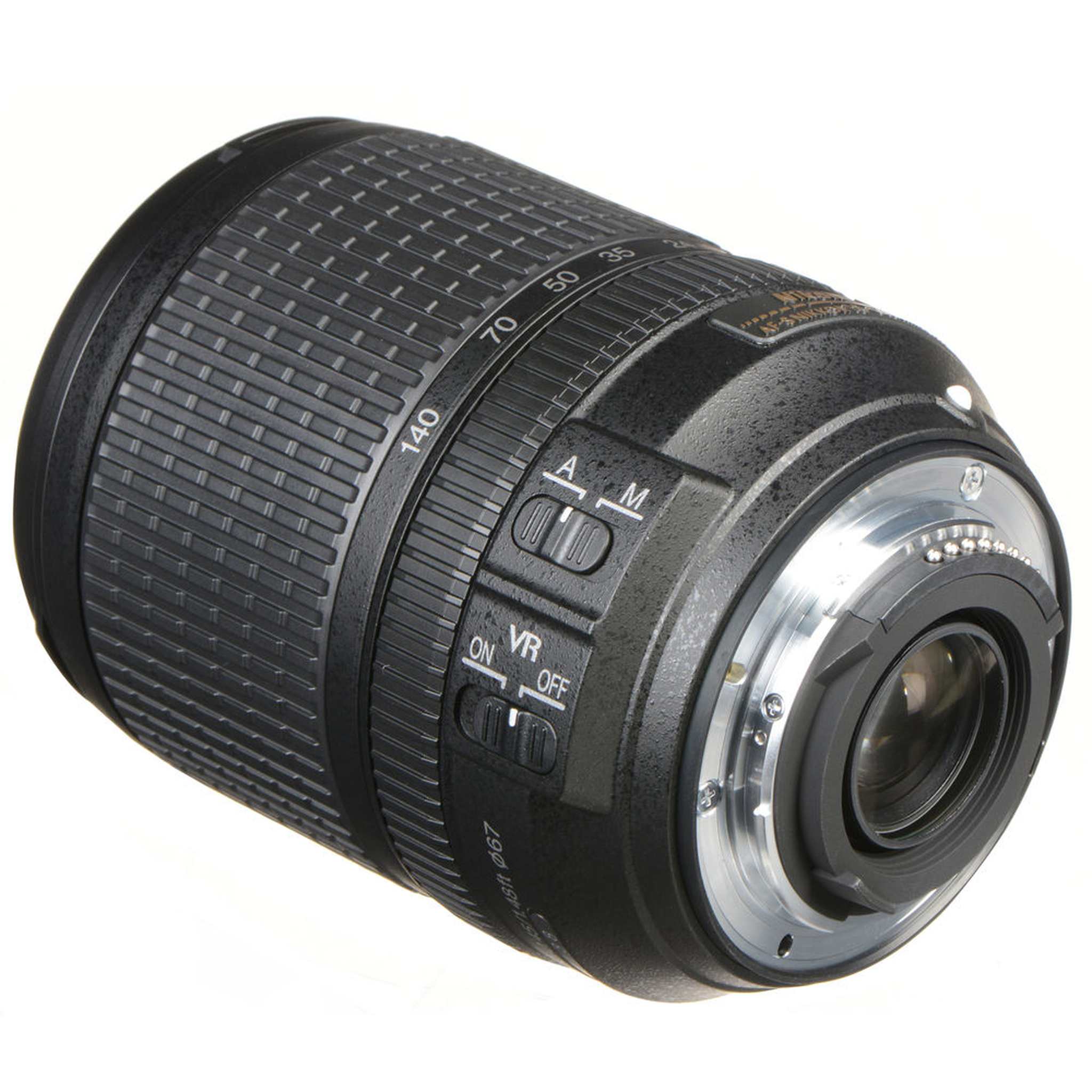 Nikon AF-S DX 18-140mm f/3.5-5.6G ED VR Lens 2213 Intl Model Bundle Nikon