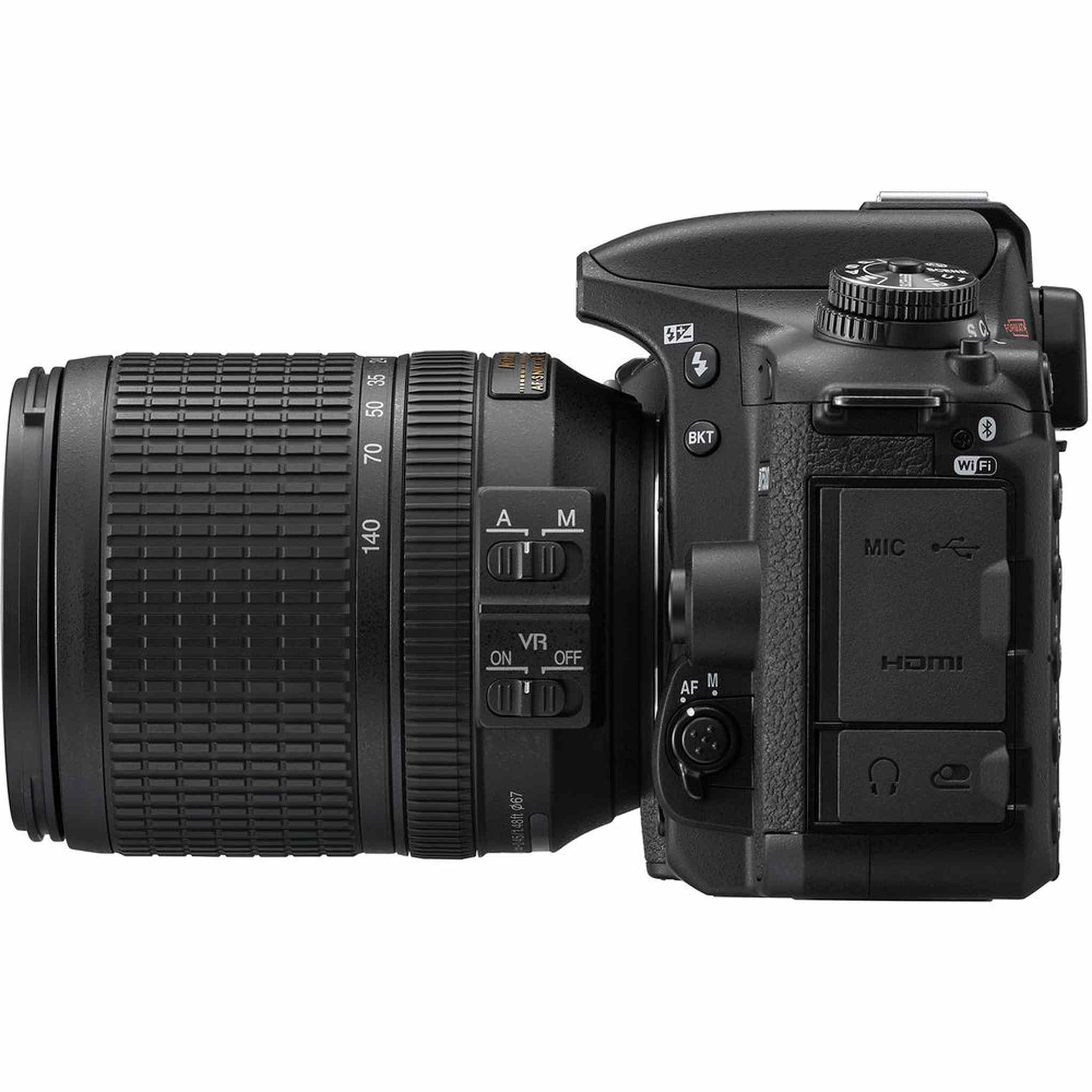 Nikon D7500 DSLR Camera W/ 18-140mm Lens 1582 - Pro Bundle