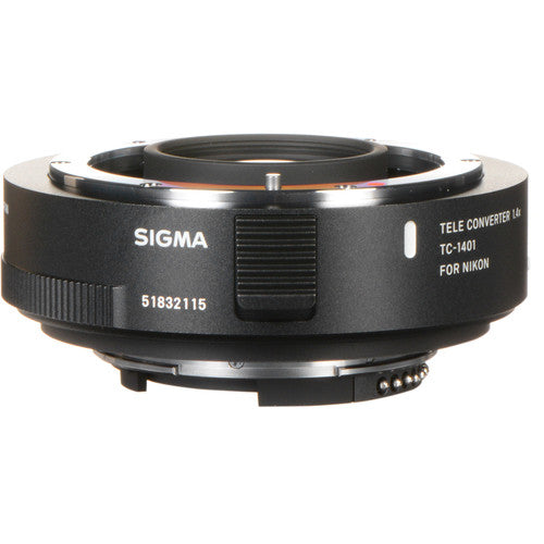 Sigma TC-1401 1.4x Teleconverter for Nikon F with Tripod and Photo Softwares