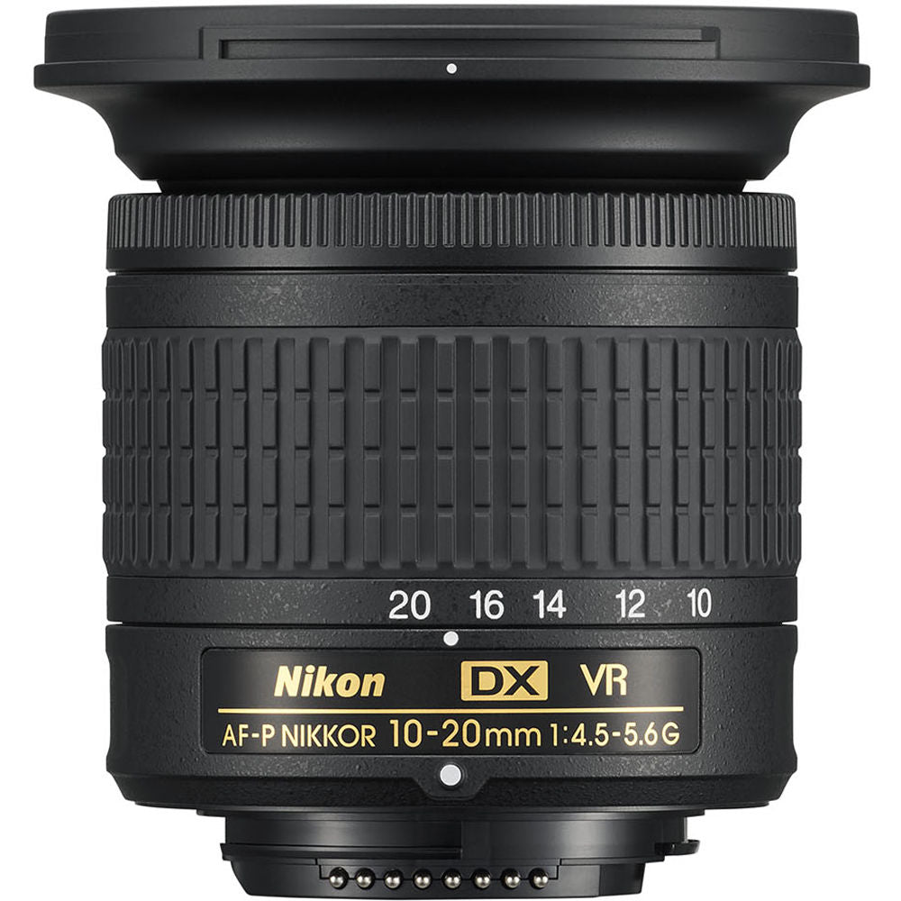 Nikon - AF-P DX NIKKOR 10-20mm f/4.5-5.6G VR Wide-Angle Zoom Lens - Bundle