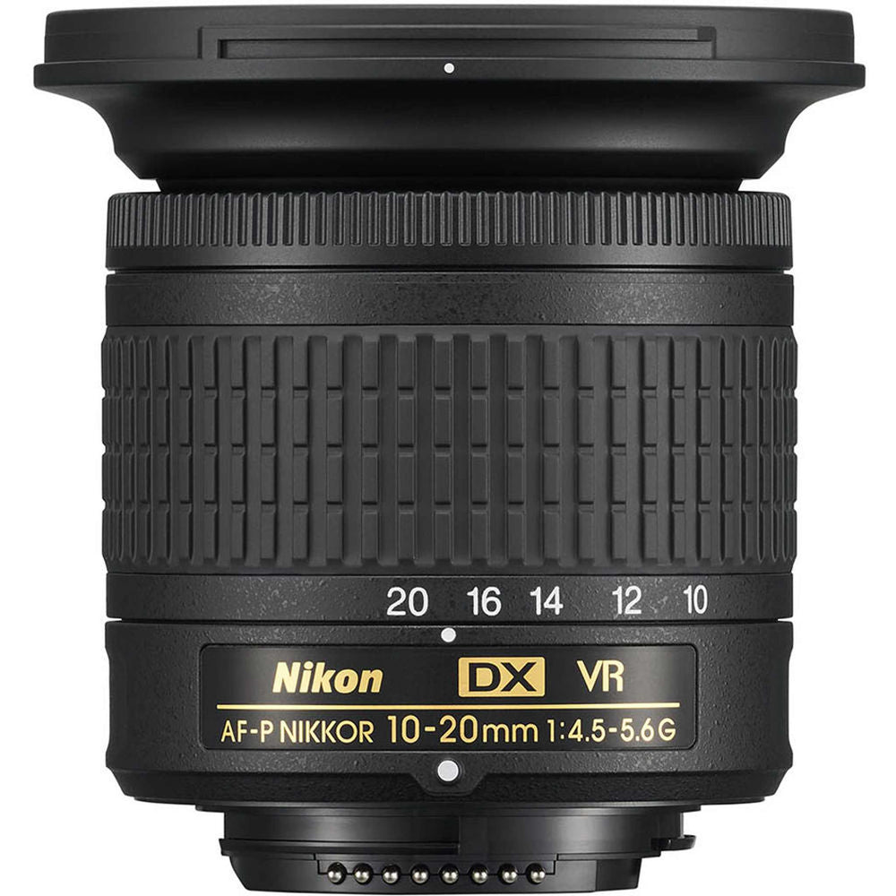 Nikon - AF-P DX NIKKOR 10-20mm f/4.5-5.6G VR Wide-Angle Zoom Lens - Bundle - Reconditioned