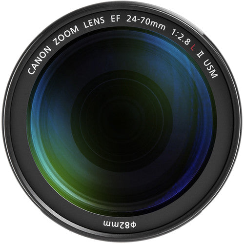 Canon EF 24-70mm f/2.8L II USM Lens (5175B002) Essential Bundle Kit for Canon EOS - International Model No Warranty