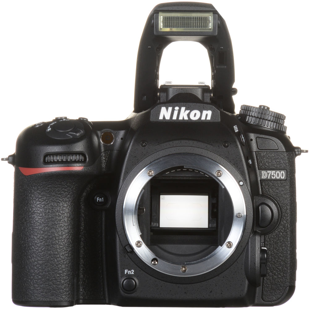 Nikon D7500 Digital Camera (Body Only) (1581) + 64GB SD Card + Camera Bag (Intl)