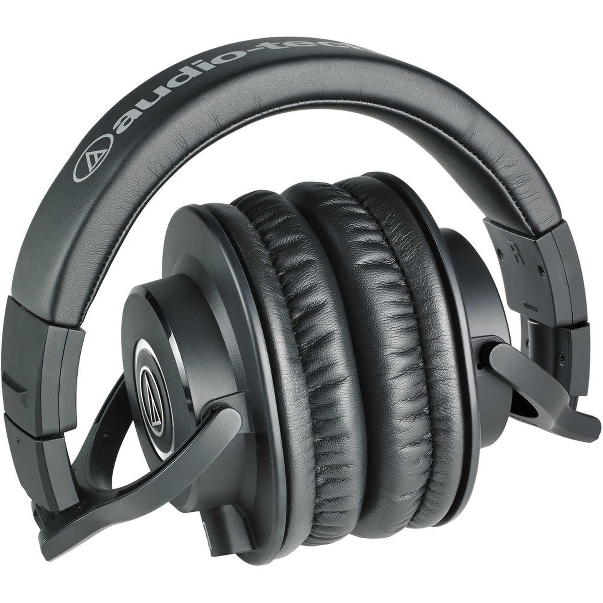 Audio-Technica ATH-M40x Professional Studio Monitor Headphones with Accessories Audio-Technica