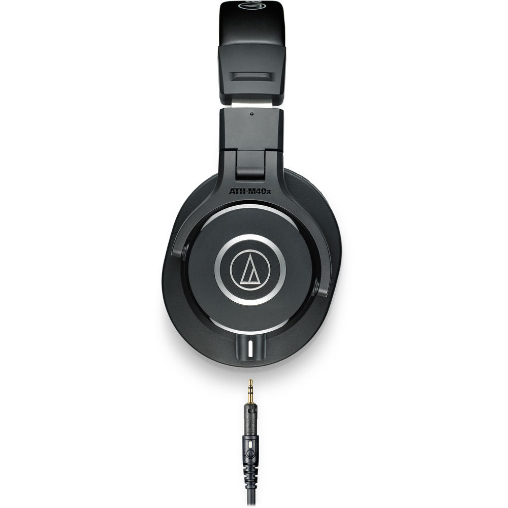 Audio-Technica ATH-M40x Professional Studio Monitor Headphones with Accessories
