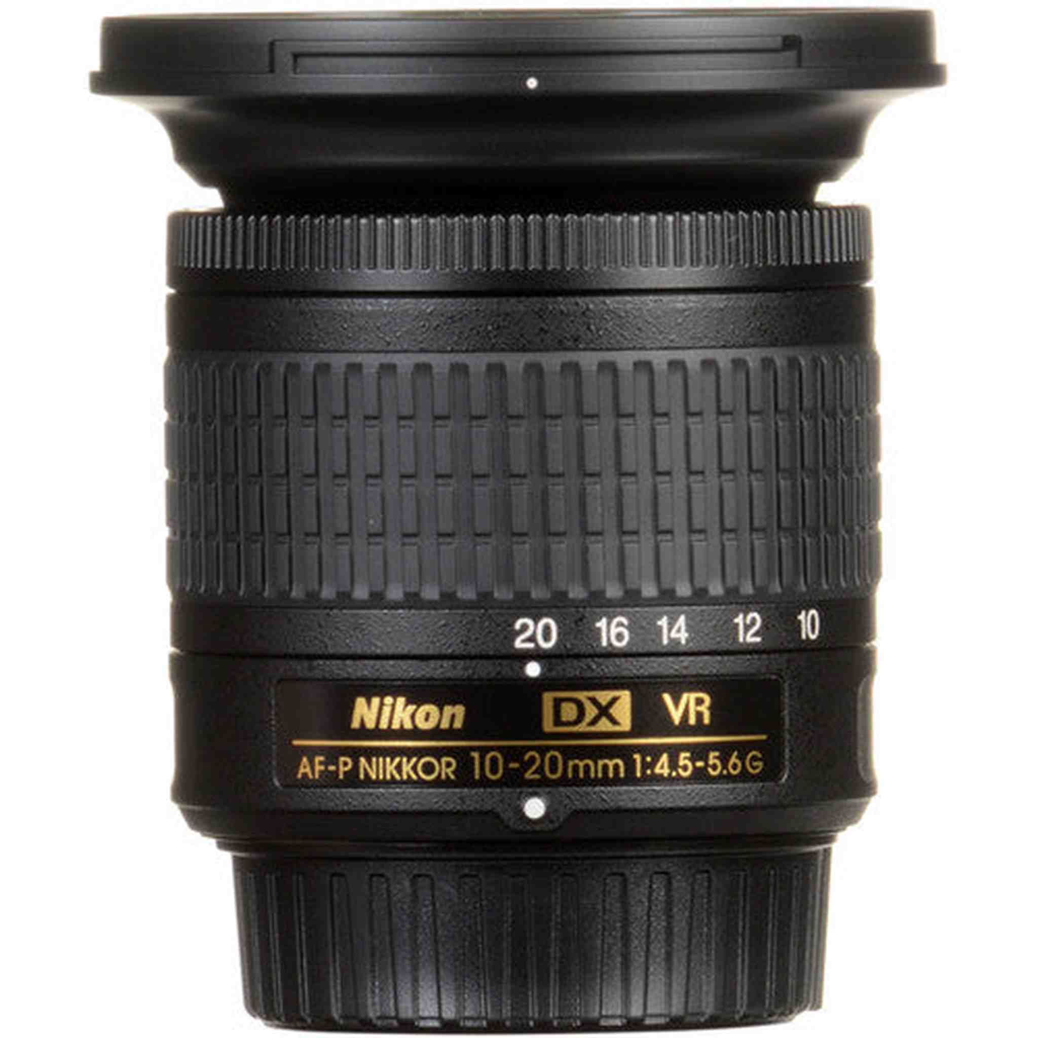 Nikon AF-P DX NIKKOR 10-20mm f/4.5-5.6G VR Lens Includes Filter Kits and Tripod Intl Model
