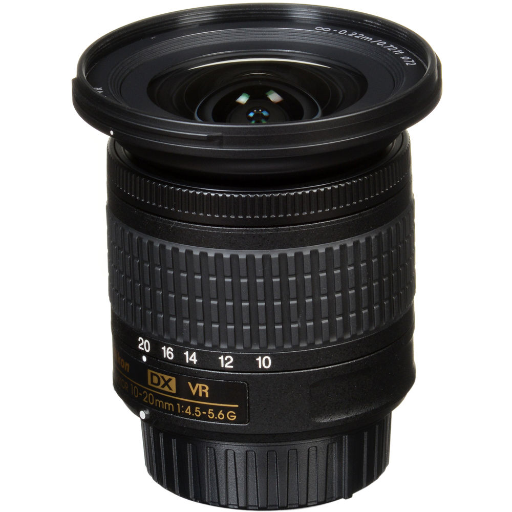 Nikon AF-P DX 10-20mm f/4.5-5.6G VR Lens (20067) Intl Model Bundle