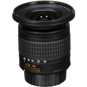 Nikon AF-P DX NIKKOR 10-20mm f/4.5-5.6G VR Lens Includes Filter Kits and Tripod Intl Model