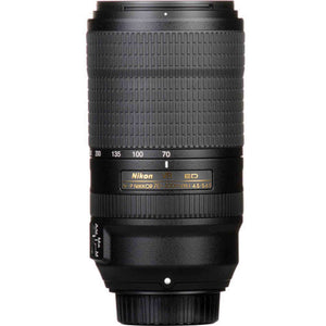 Nikon AF-P NIKKOR 70-300mm f/4.5-5.6E ED VR Lens Intl Model Bacpack Bundle