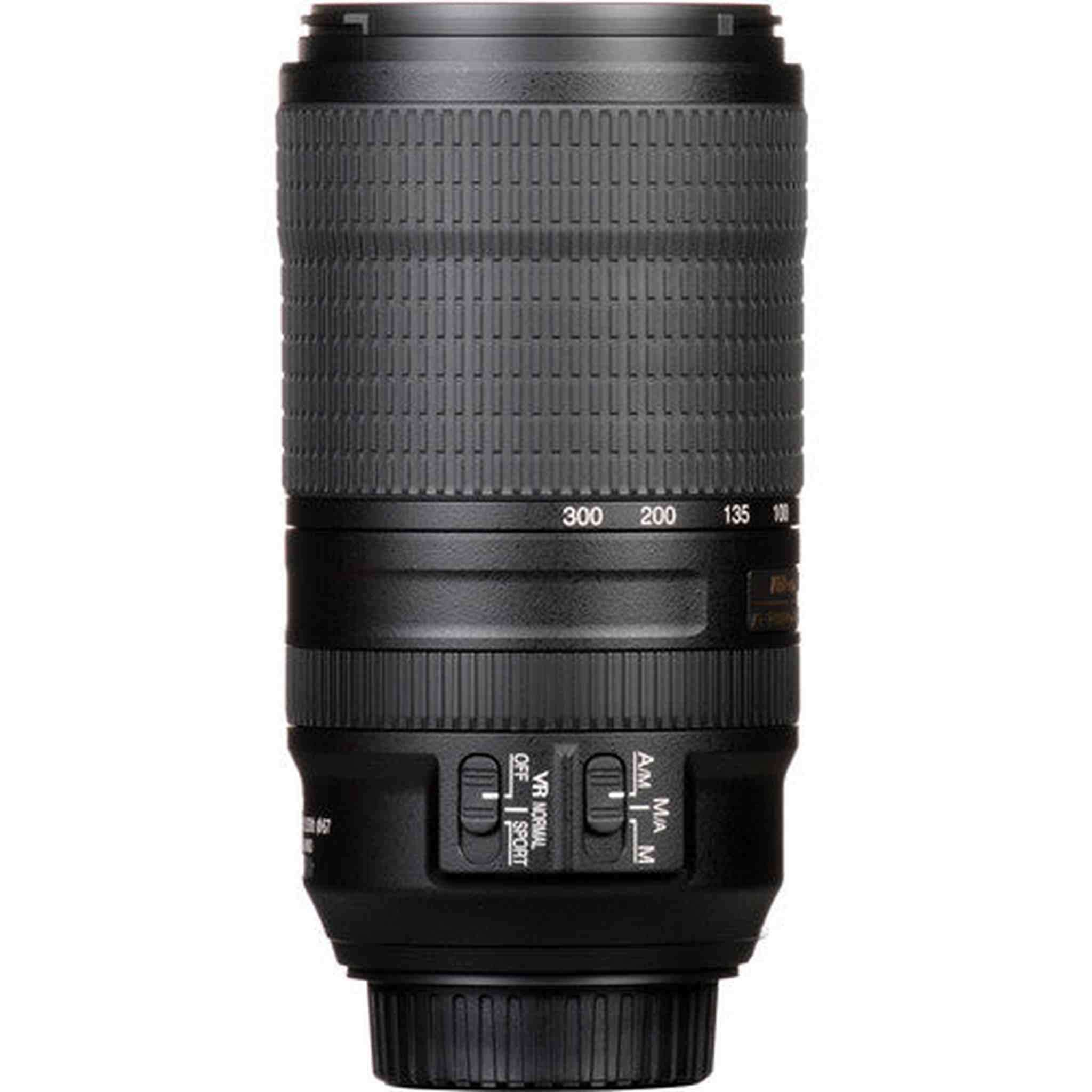 Nikon AF-P NIKKOR 70-300mm f/4.5-5.6E ED VR Lens Intl Model Bacpack Bundle