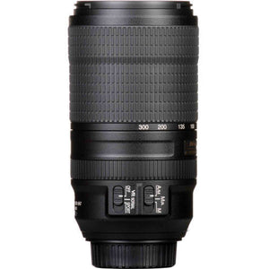 Nikon AF-P NIKKOR 70-300mm f/4.5-5.6E ED VR Lens Intl Model Bacpack Bundle