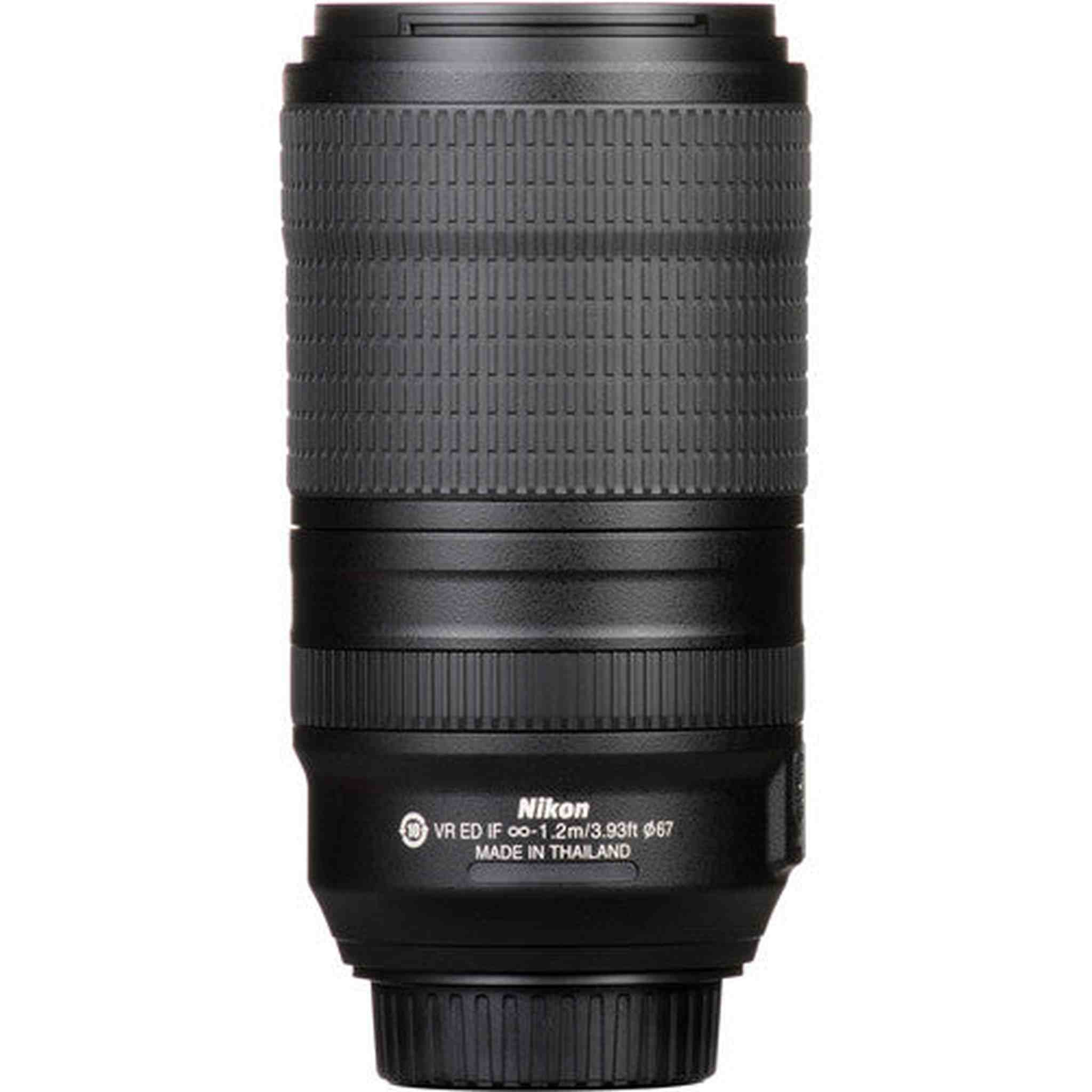 Nikon AF-P NIKKOR 70-300mm f/4.5-5.6E ED VR Lens Intl Model Bacpack Bundle