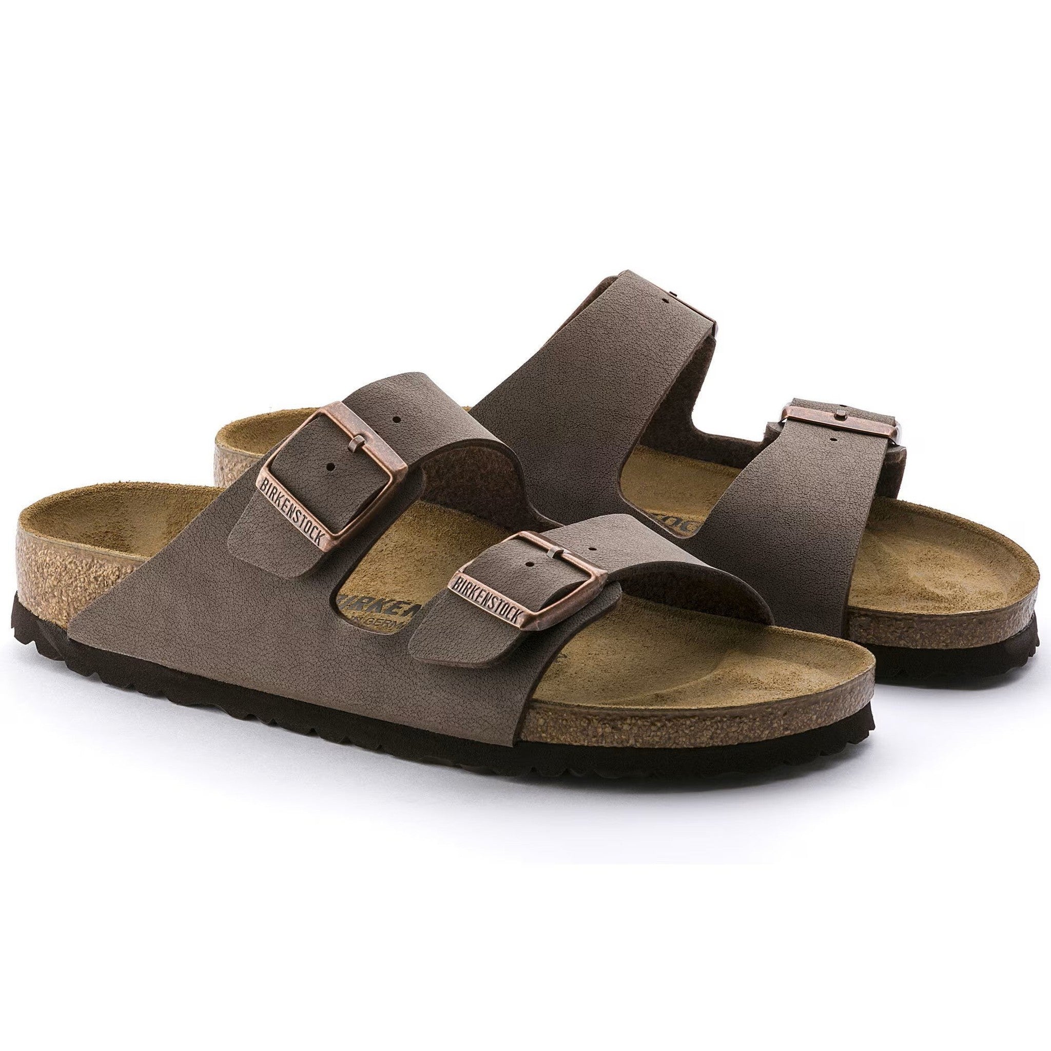 Birkenstock Arizona Mocha Birkibuc Sandal 38 R US Women's 7-7.5 Birkenstock