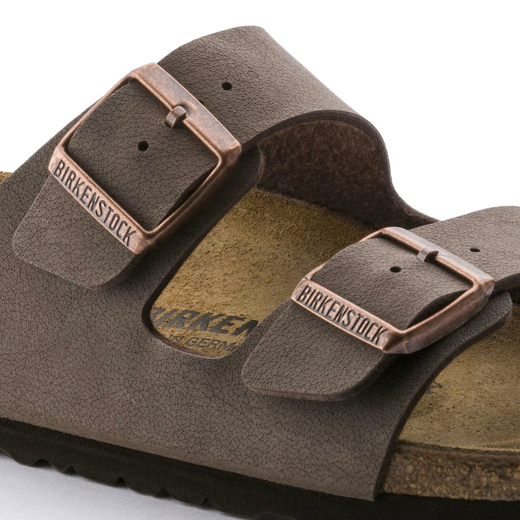 Birkenstock Arizona Mocha Birkibuc Sandal 38 R US Women's 7-7.5 Birkenstock