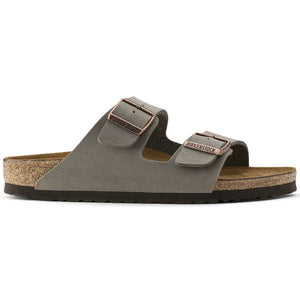 Birkenstock Arizona Narrow Sandal - Women's Stone Birkibuc, 38.0