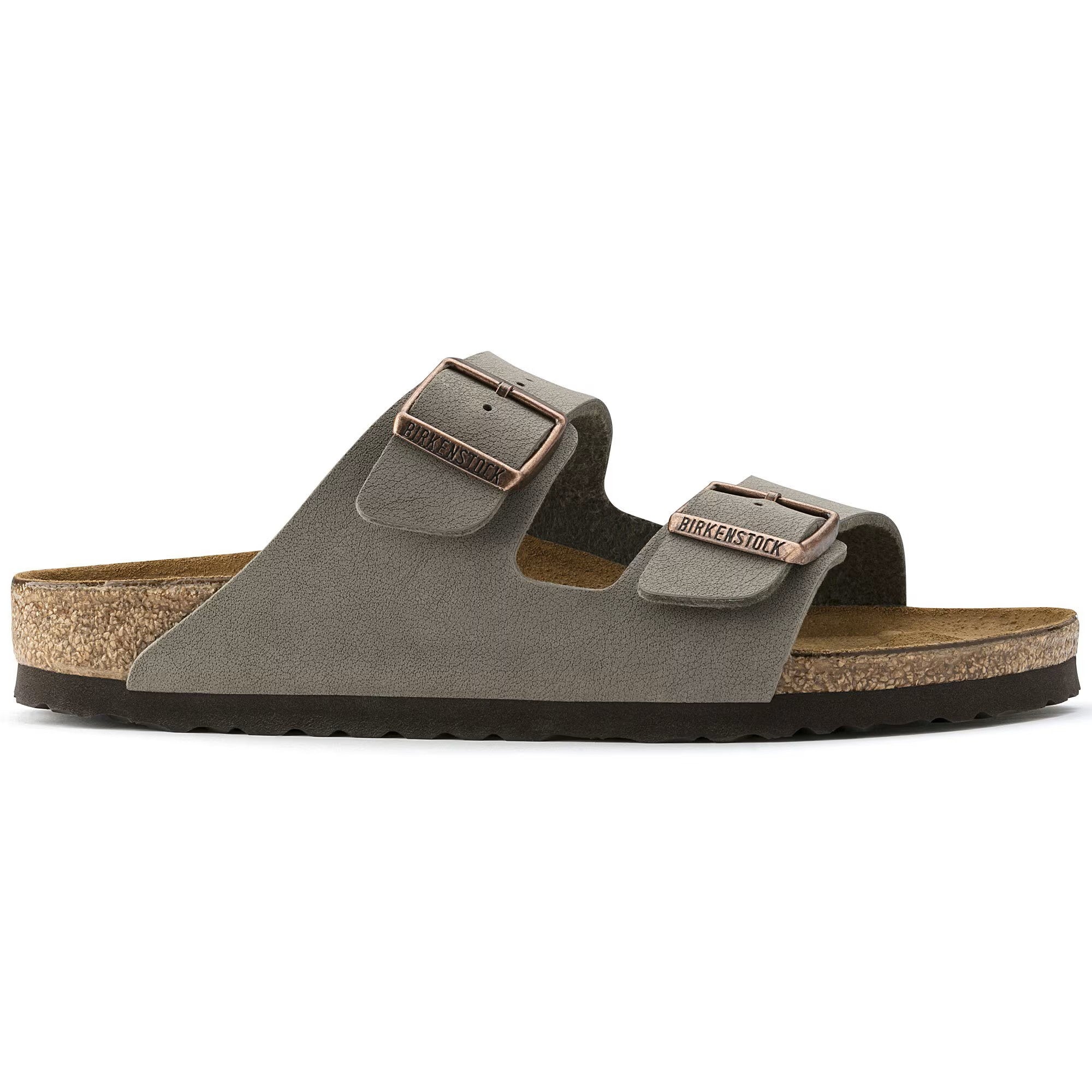 Birkenstock Unisex Arizona Sandal,Stone Birkibuc,38 N EU