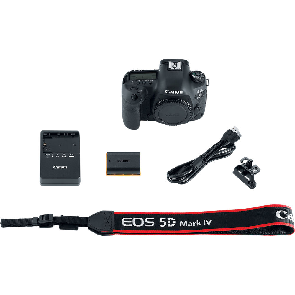 Canon EOS 5D Mark IV DSLR Camera Body Only 1483C002  - Pro Bundle