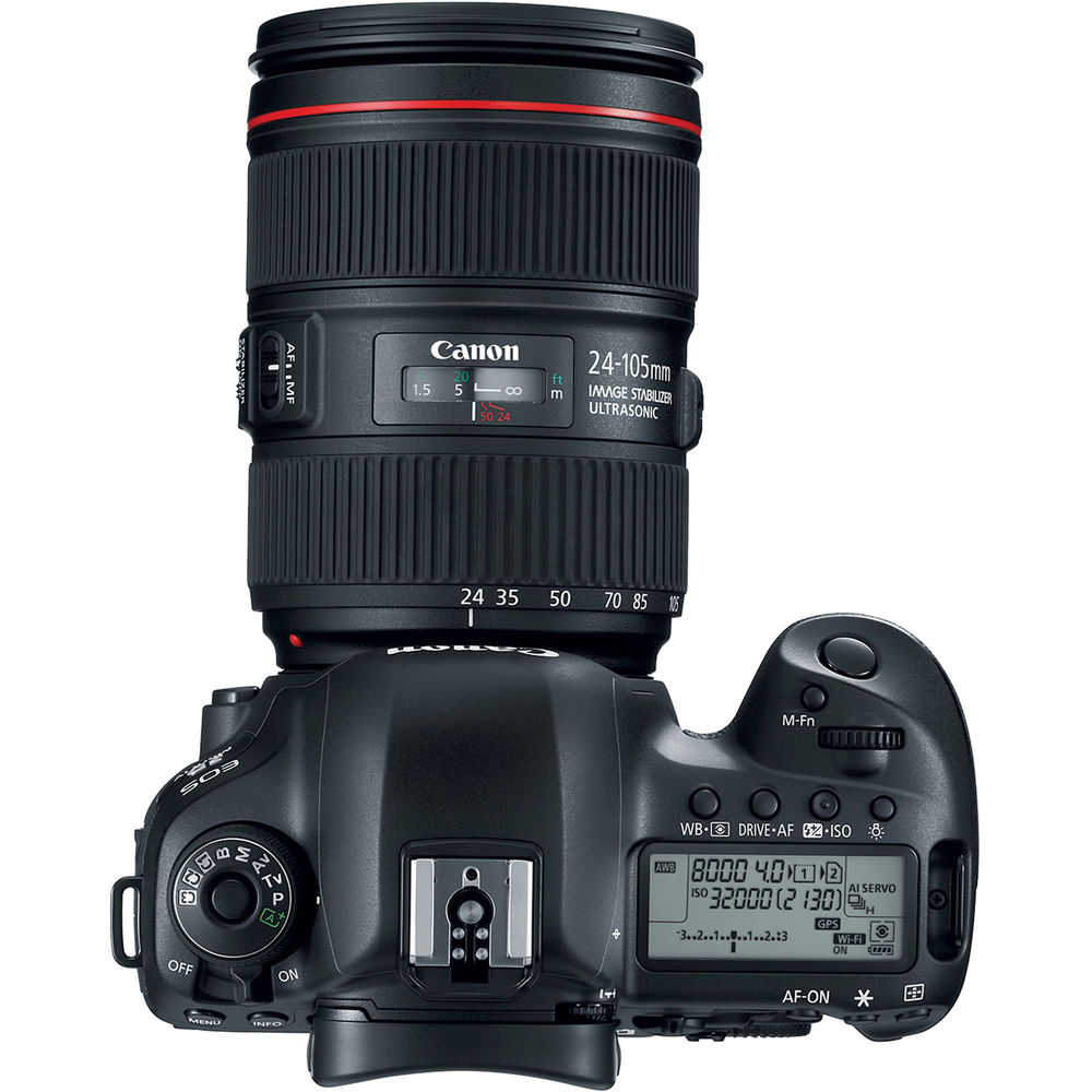 Canon EOS 5D Mark IV Camera W/ 24-105mm f/4L II Lens 1483C010  - Advanced Bundle