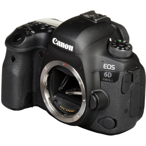 Canon EOS 6D Mark II 26.2MP Full Frame Digital SLR Camera (Body) 1897C002 Bundle Kit with Canon EF 24-70mm f/2.8L II USM Lens + More