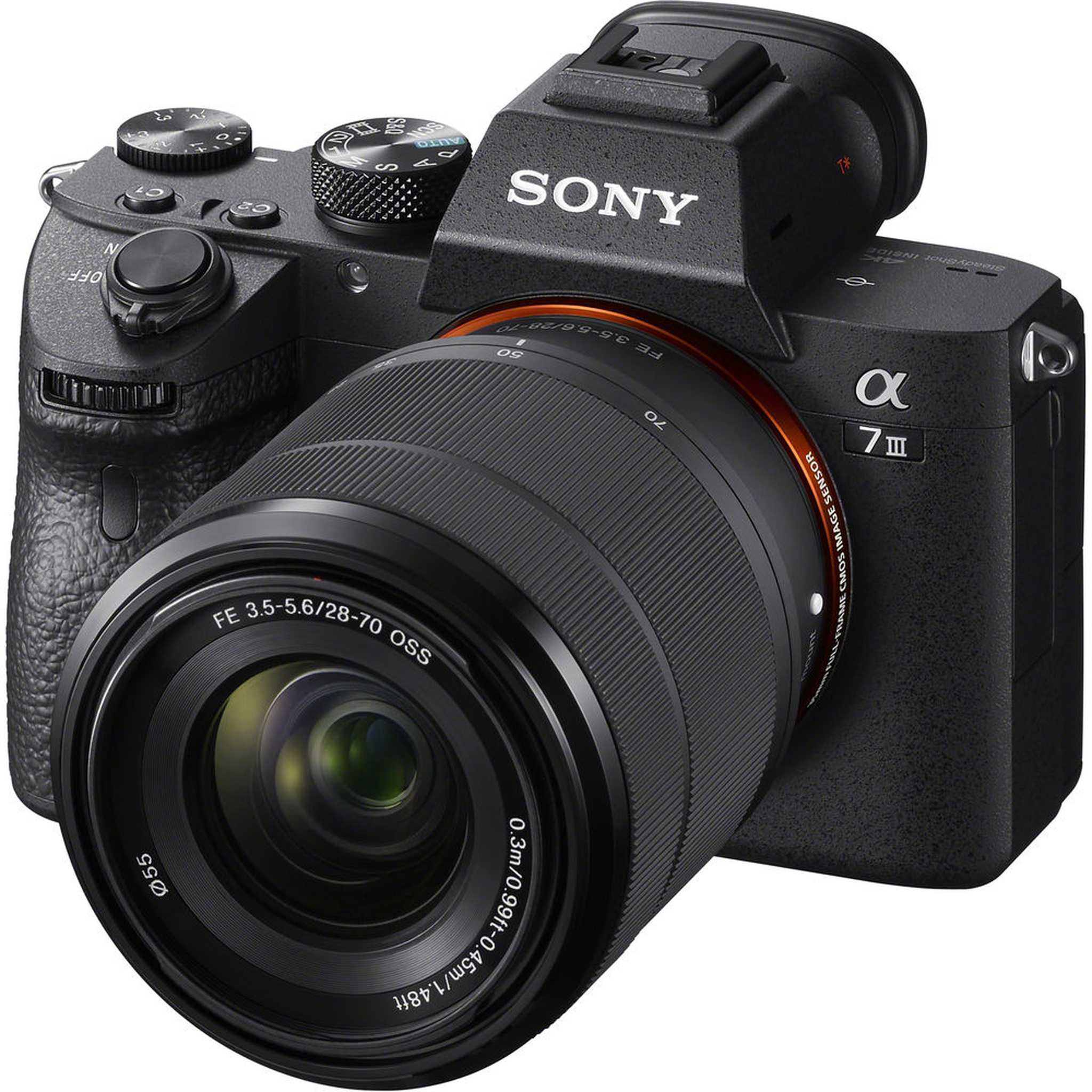 Sony Alpha a7 III Mirrorless Camera W/ 28-70mm Lens ILCE7M3K/B - Reconditioned Sony