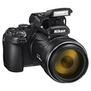 Nikon COOLPIX P1000 Digital Camera (26522) Advanced Bundle W/Bag, Extra Battery, LED Light, Mic, Filters and More - (Int