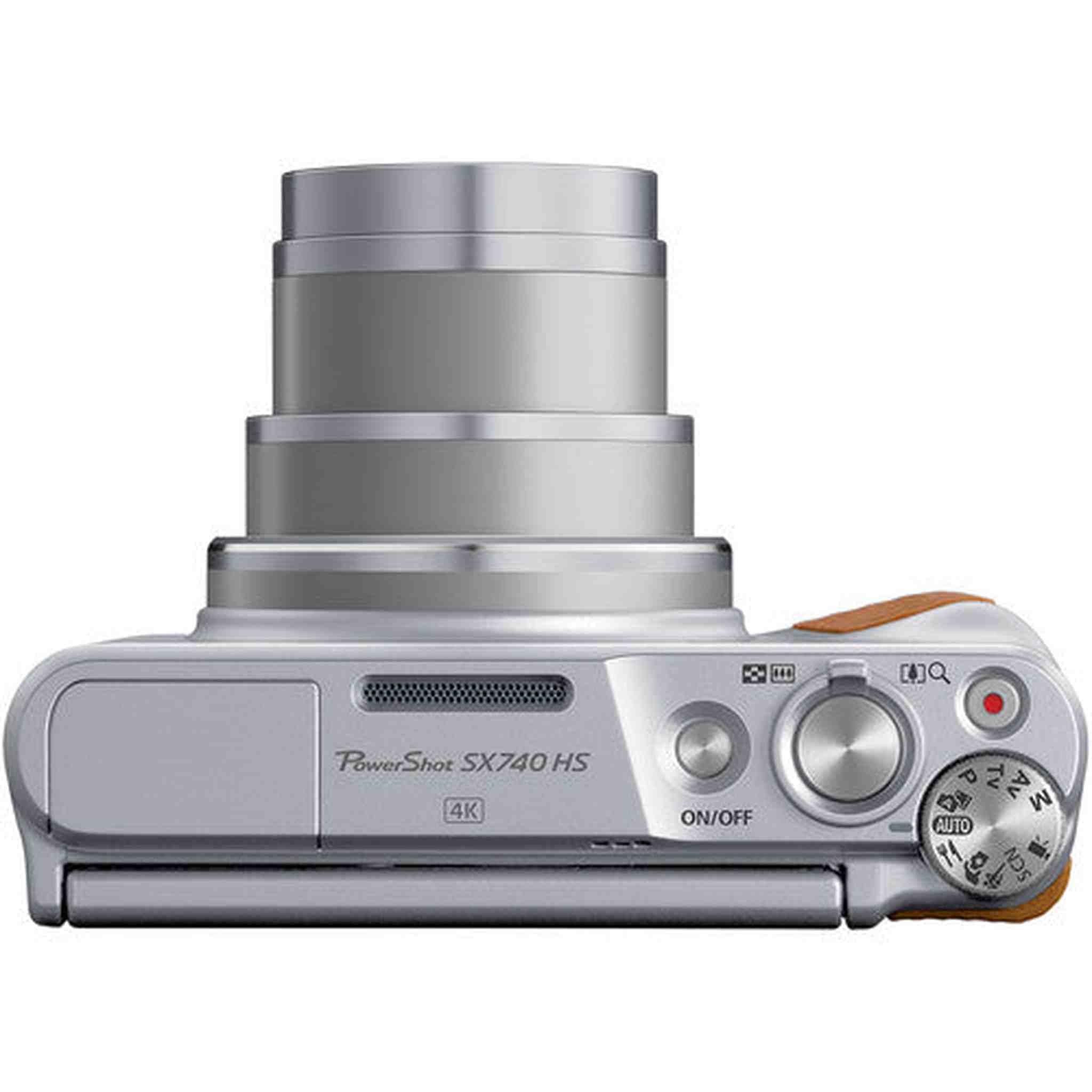 Canon PowerShot SX740 HS Digital Camera Silver 2956C001 + 64GB Card + More Canon