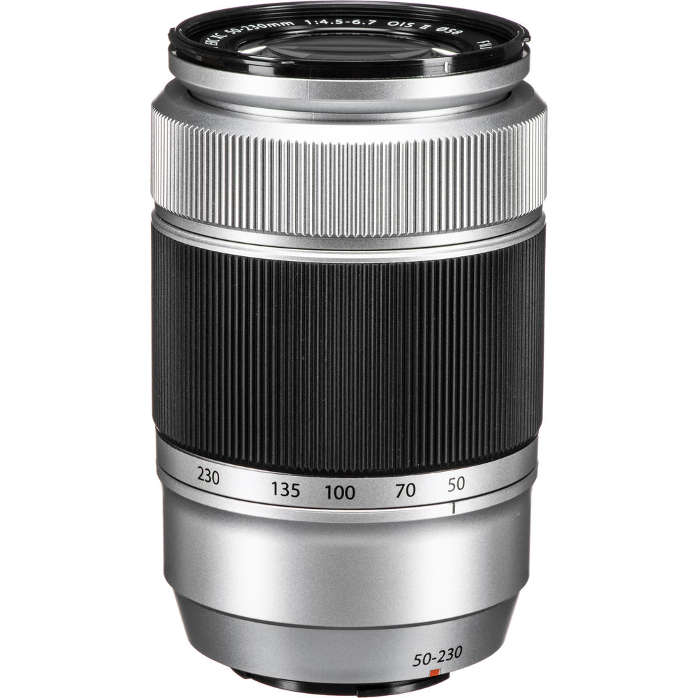 Fujifilm XC 50-230mm f/4.5-6.7 OIS II Lens (Silver) + Standard Accessory Kit