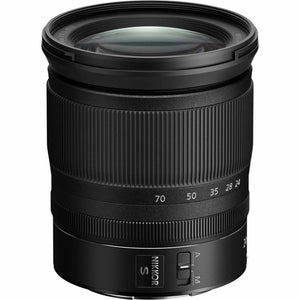 Nikon NIKKOR Z 24-70mm f/4 S Lens 20072 + 64GB Memory Card + Filter Kit + BackPack - Bundle Nikon