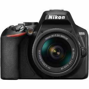 Nikon D3500 Digital Camera with 18-55mm Lens 1590 + 64GB SD Card + Bag Intl