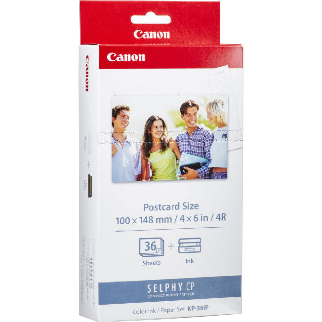 Canon Selphy CP 740 - 7737A001 / KP-36IP - Color Ink Cartridge + 36 4x6 Sheets