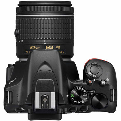 Nikon D3500 Digital Camera with 18-55mm Lens 1590 + 64GB SD Card + Bag Intl