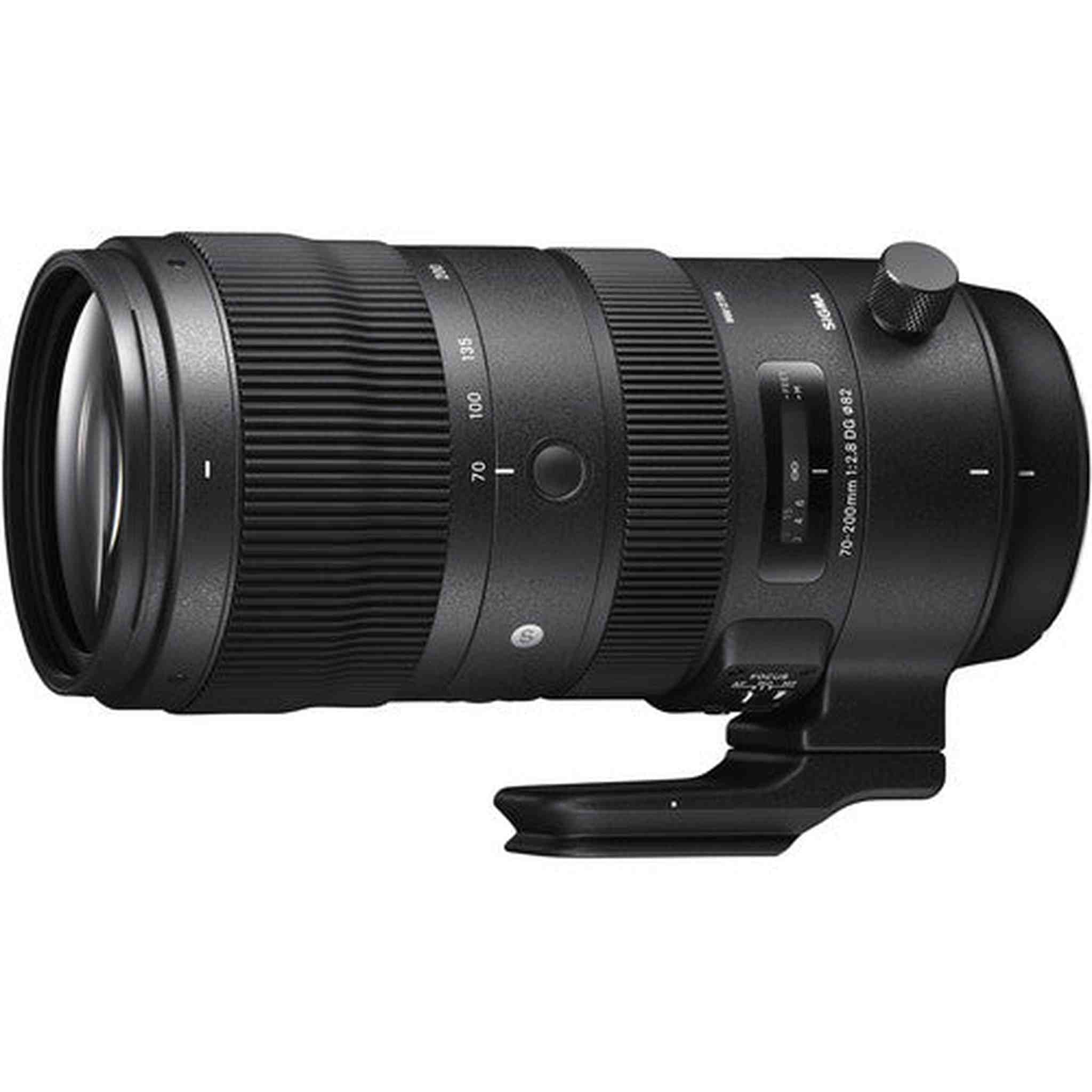 Sigma 70-200mm DG OS HSM Sports Lens for Nikon F with Backpack, 64GB SD Bundle Sigma