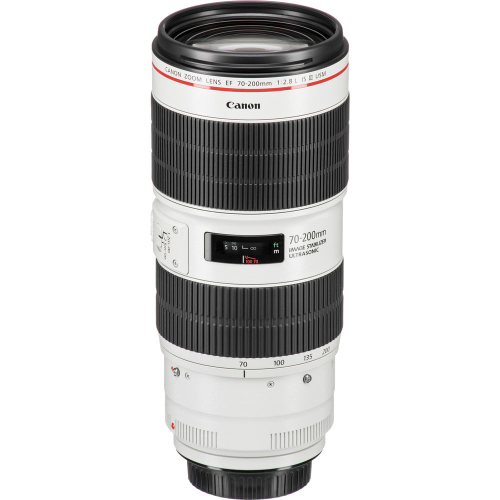 Canon EF 70-200mm f/2.8L IS III USM Lens (3044C002) + Filter Kit Base Bundle