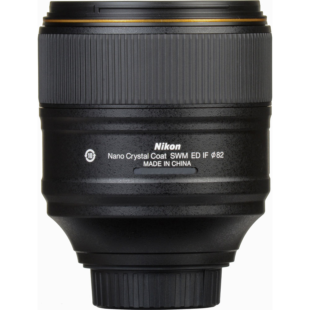 Nikon AF-S 105mm f/1.4E ED Telephoto Lens (20064) Intl Model Bundle