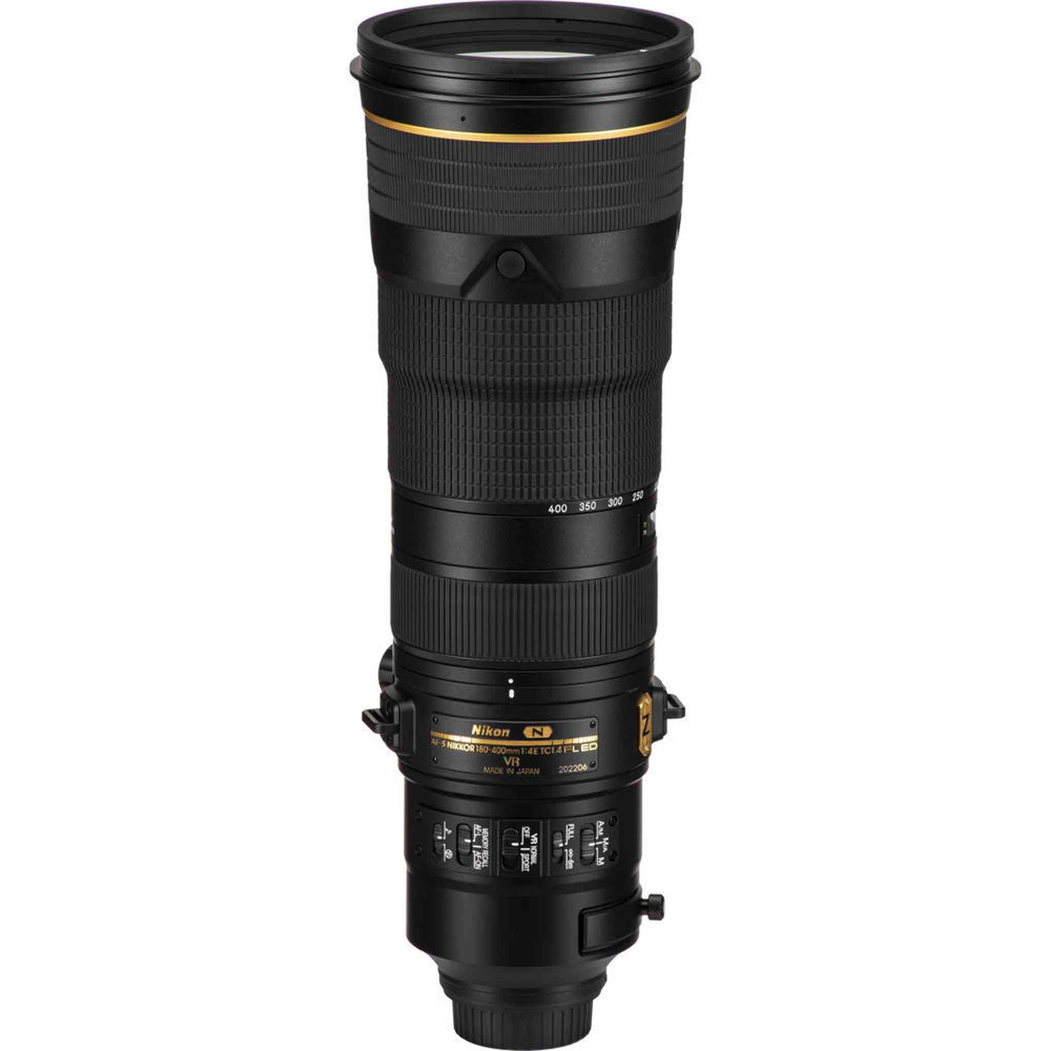 Nikon AF-S NIKKOR 180-400mm f/4E TC1.4 FL ED VR Lens 20071 + FTZ II Adapter - Bundle
