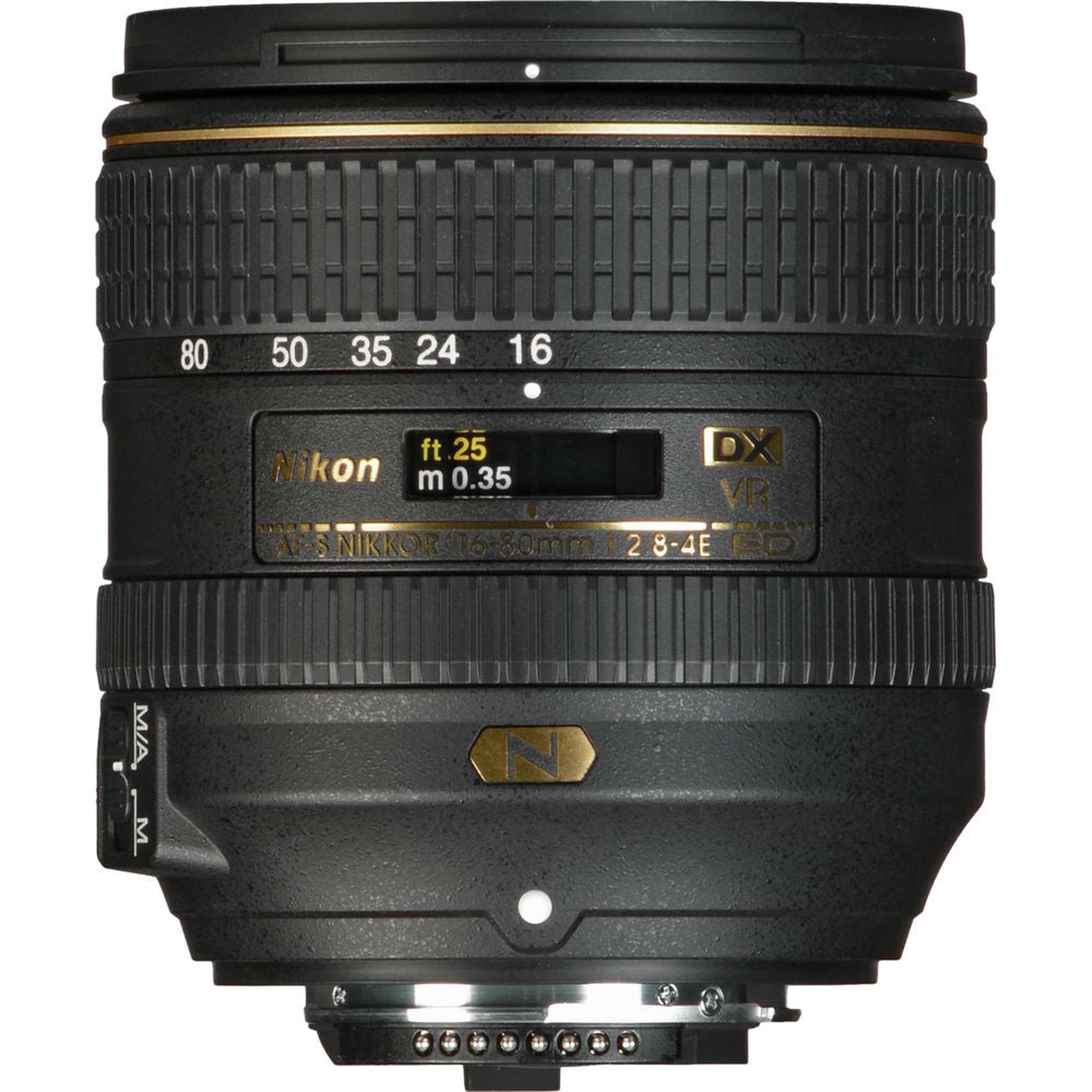 Nikon AF-S DX NIKKOR 16-80mm f/2.8-4E ED VR Lens 20055 + 64GB Memory Card - Bundle Nikon