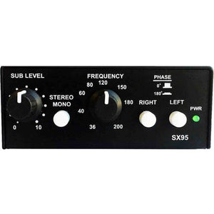 ROLLS SX95 Stereo Subwoofer Crossover/Filter, 12V Auxiliary Power Outlet Bundle rolls
