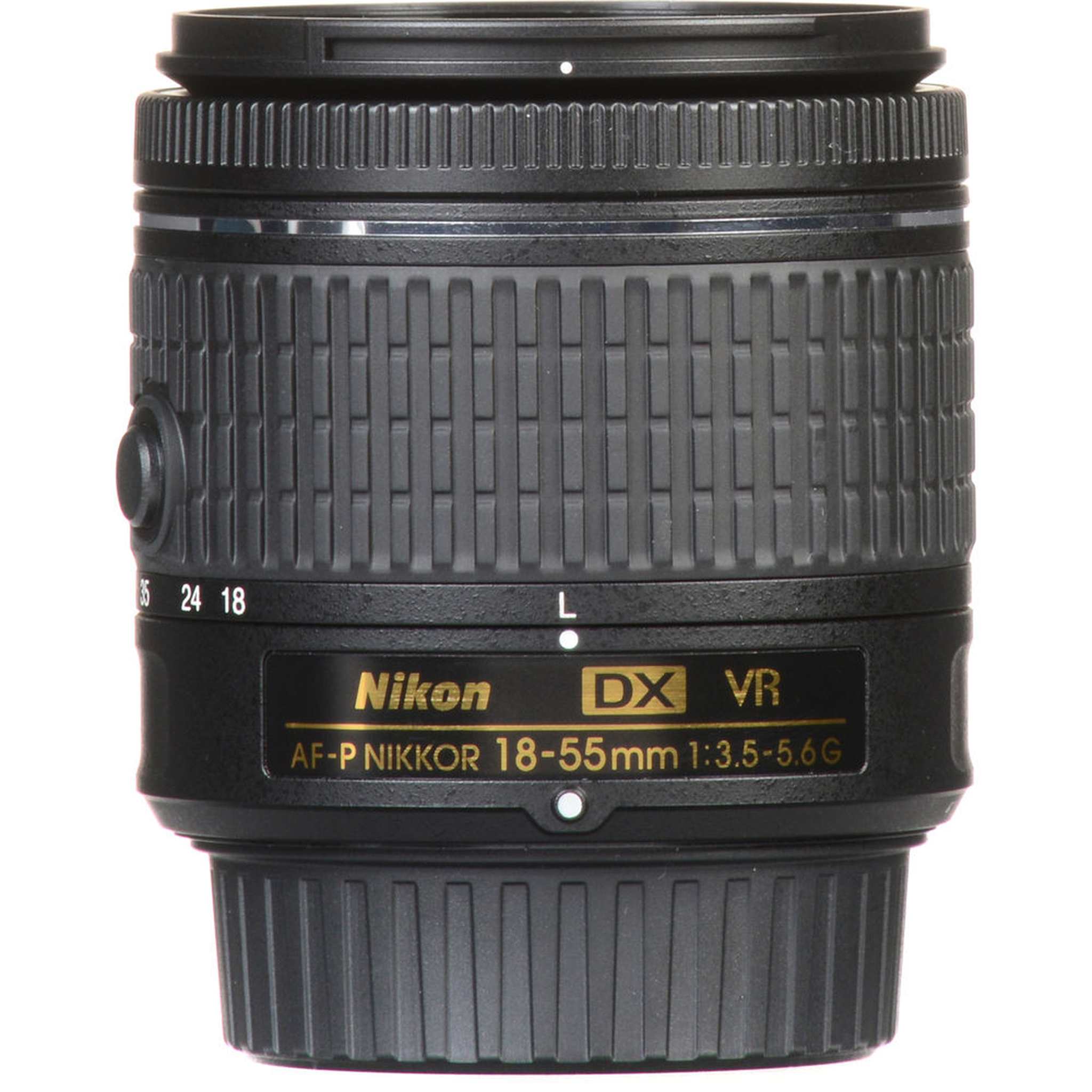 Nikon AF-P DX 18-55mm f/3.5-5.6G VR Lens 20059 Intl Model Bundle - Reconditioned Nikon