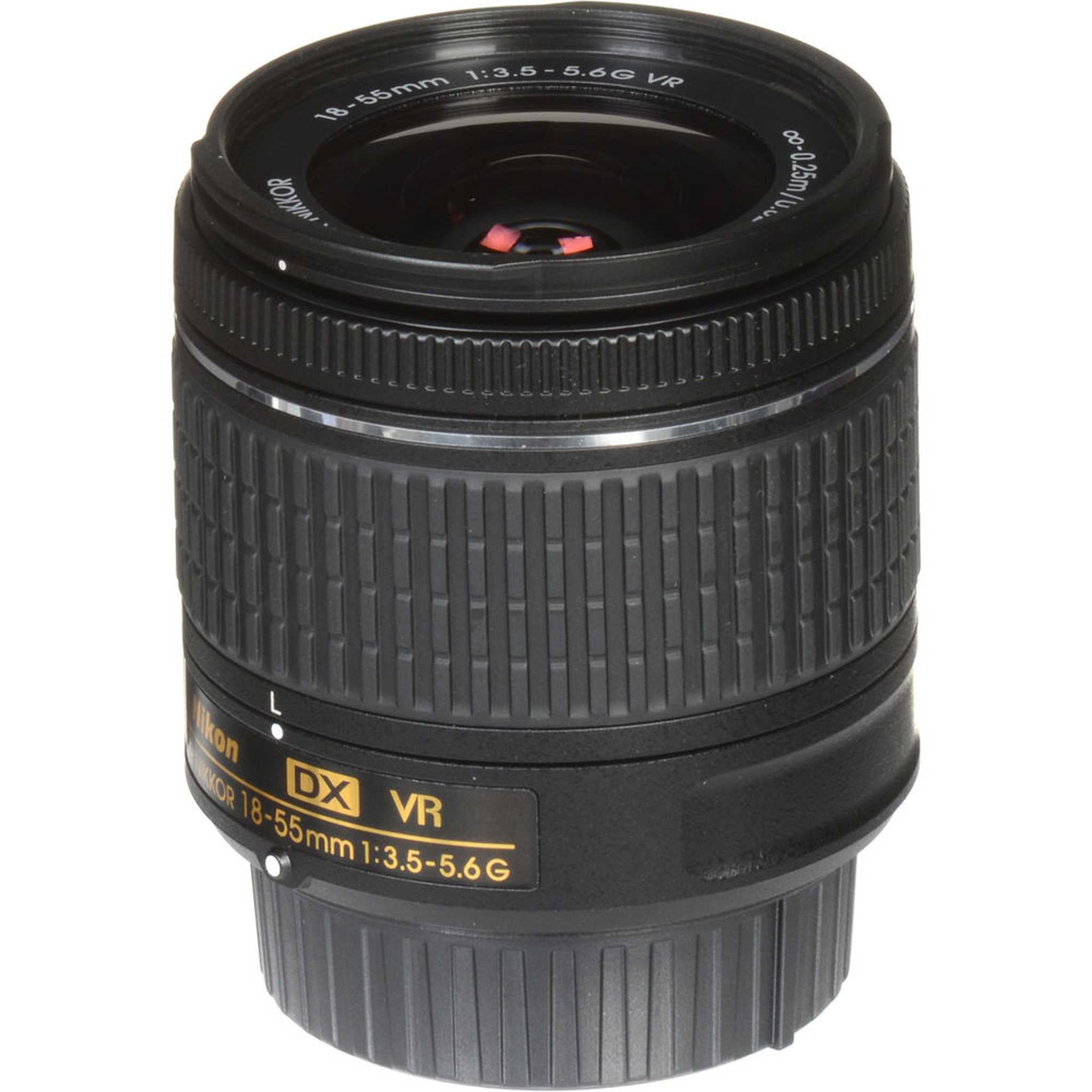 Nikon AF-P DX 18-55mm f/3.5-5.6G VR Lens 20059 Intl Model Bundle - Reconditioned Nikon
