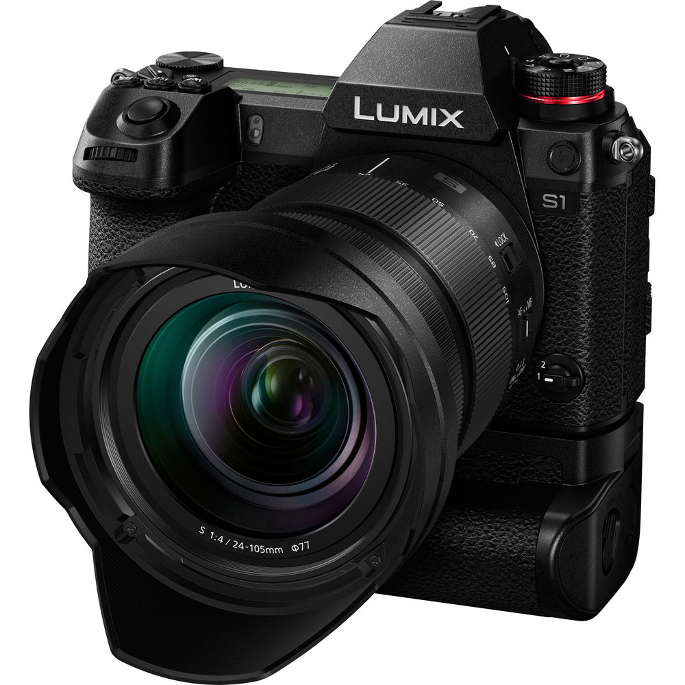 Panasonic Lumix DC-S1 Mirrorless Digital Camera with 24-105mm Lens (DC-S1MK) - Bundle -