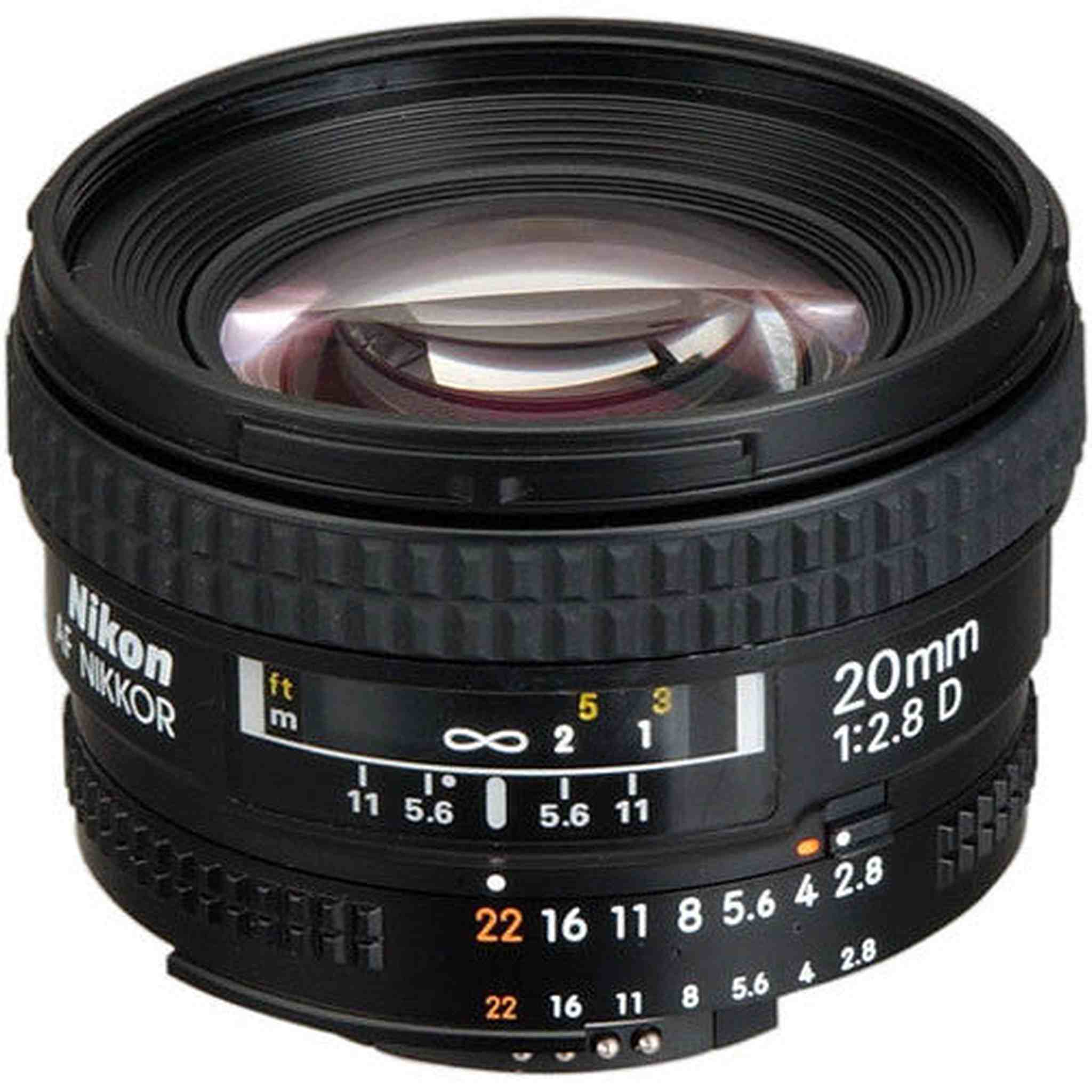 Nikon AF NIKKOR 20mm f/2.8D Lens Includes Filter Kits and Tripod Intl Model