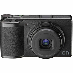 GR III Digital Compact Camera, 24mp, 28mm f 2.8 lens with Touch Screen LCD Renewed