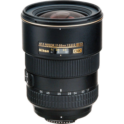 Nikon AF-S DX Zoom-NIKKOR 17-55mm f/2.8G IF-ED Lens with Professional Bundle