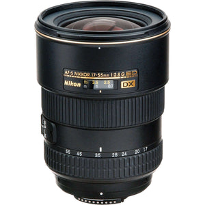 Nikon AF-S DX Zoom-NIKKOR 17-55mm f/2.8G IF-ED Lens 2147 + Filter Kit + Cap Keeper - Bundle Nikon