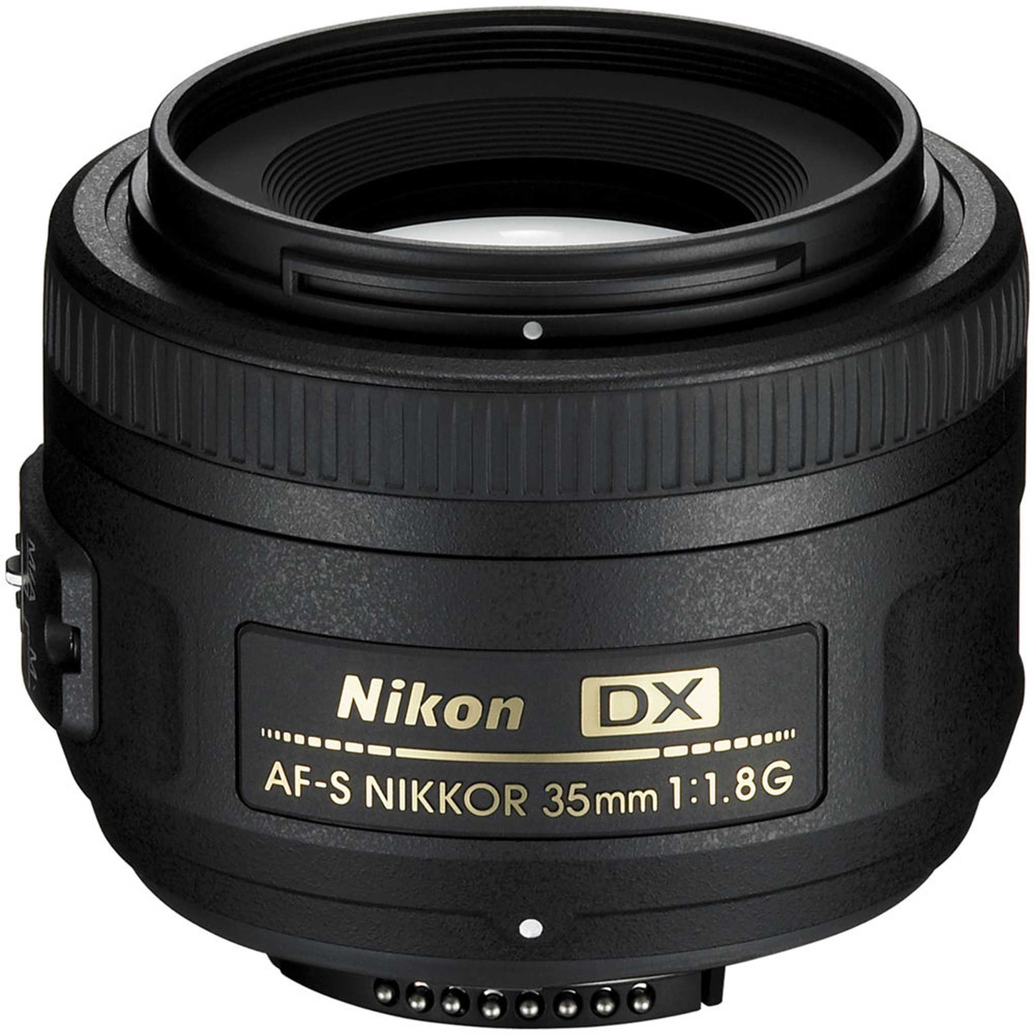 Nikon AF-S DX 35mm f/1.8G Prime Lens 2183 Intl Model Bundle