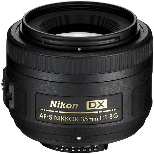 Nikon AF-S DX NIKKOR 35mm f/1.8G Lens Includes Filter Kits and Tripod (Intl Model) Bundle