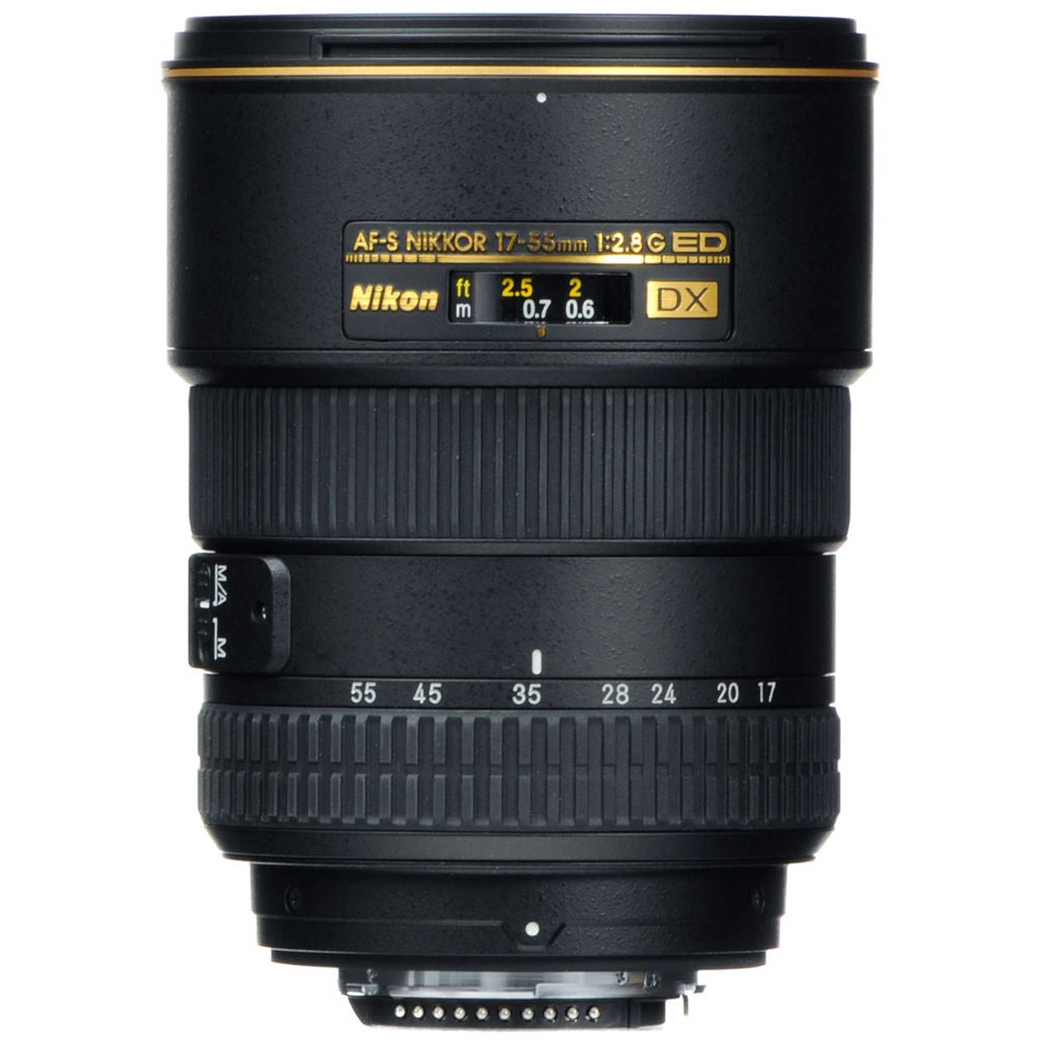 Nikon AF-S DX Zoom-17-55mm f/2.8G IF-ED Lens 2147 Intl Model Bundle - Reconditioned Nikon